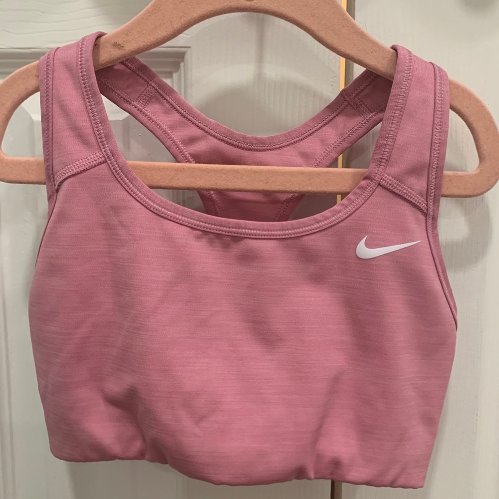 Light pink Nike sports bra